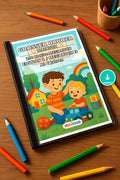 Großer Bruder Malbuch 100 Ausmalbilder PDF Download – Mockup-Ansicht