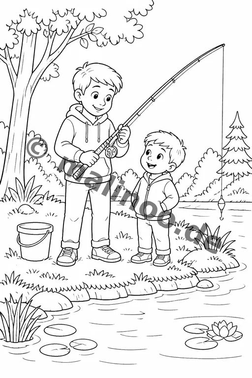 Großer Bruder Malbuch 100 Ausmalbilder gedruckt+lose – Vorschaubild 3