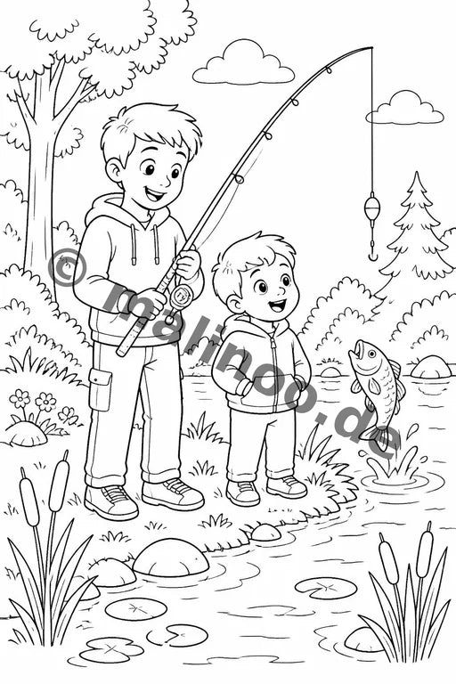 Großer Bruder Malbuch 50 Ausmalbilder PDF Download – Vorschaubild 3