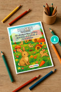 Hasen Malbuch 20 Ausmalbilder PDF Download – Mockup-Ansicht