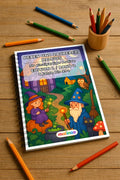 Hexen und Zauberer Malbuch 50 Ausmalbilder gedruckt und gebunden – Mockup-Ansicht