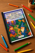 Hexen & Zauberer Malbuch 100 Ausmalbilder gedruckt+gebunden – Mockup-Ansicht