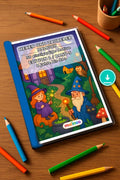 Hexen & Zauberer Malbuch 50 Ausmalbilder PDF Download – Mockup-Ansicht