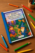 Hexen & Zauberer Malbuch 50 Ausmalbilder gedruckt+gebunden – Mockup-Ansicht