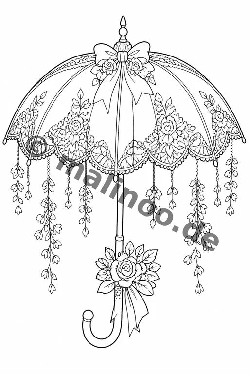 Hochzeit Malbuch 20 Ausmalbilder PDF Download – Vorschaubild 5