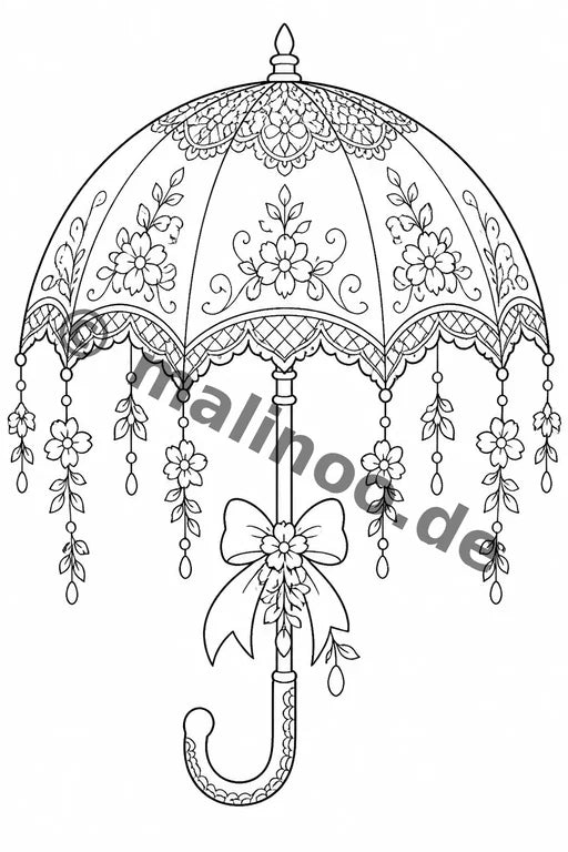 Hochzeit Malbuch 50 Ausmalbilder PDF Download – Vorschaubild 5