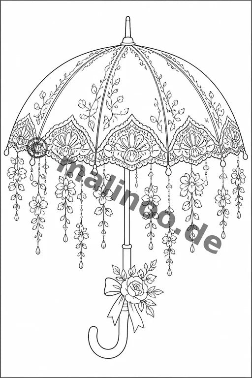 Hochzeit Malbuch 50 Ausmalbilder PDF Download – Vorschaubild 5