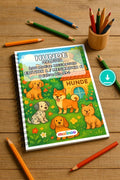 Hunde Malbuch 100 Ausmalbilder PDF Download digital – Mockup-Ansicht