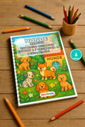 Hunde Malbuch 100 Ausmalbilder PDF Download digital – Mockup-Ansicht