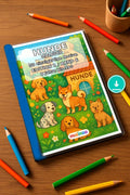 Hunde Malbuch 50 Ausmalbilder PDF Download – Mockup-Ansicht