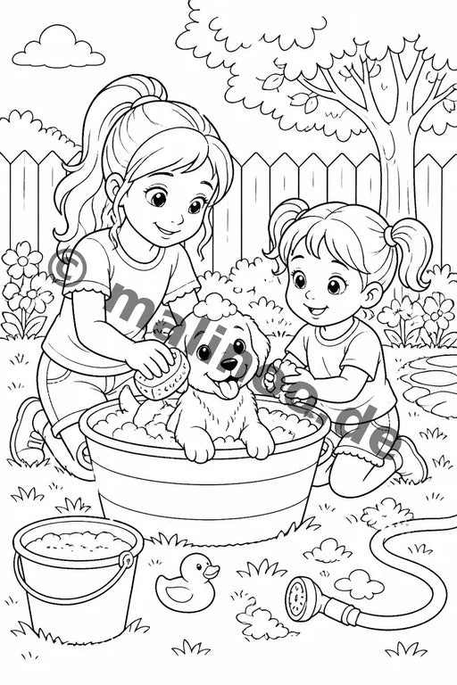 I'm a Big Sister Coloring Book 100 Coloring Pages PDF – Vorschaubild 3