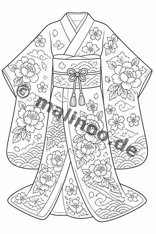 Japan Malbuch 20 Ausmalbilder gedruckt+gebunden – Vorschaubild 8
