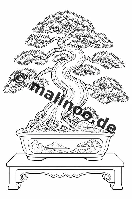 Japan Malbuch 50 Ausmalbilder PDF Download digital – Vorschaubild 3