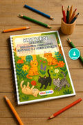 Katzen Malbuch 100 Ausmalbilder PDF Download digital – Mockup-Ansicht