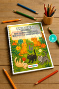Katzen Malbuch 100 Ausmalbilder PDF Download digital – Mockup-Ansicht