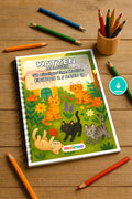 Katzen Malbuch 50 Ausmalbilder PDF Download digital – Mockup-Ansicht
