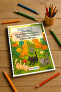 Katzen Malbuch 50 Ausmalbilder gedruckt und gebunden – Mockup-Ansicht
