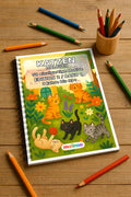 Katzen Malbuch 50 Ausmalbilder gedruckt und gebunden – Mockup-Ansicht