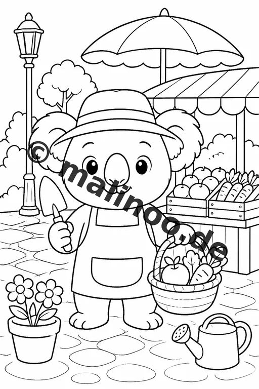 Koala's Malbuch 100 Ausmalbilder gedruckt, ungebunden – Vorschaubild 10