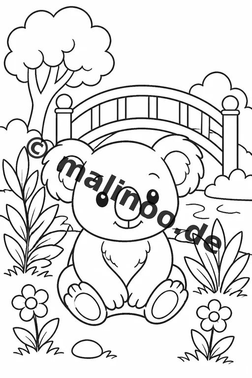 Koala's Malbuch 100 Ausmalbilder gedruckt, ungebunden – Vorschaubild 5
