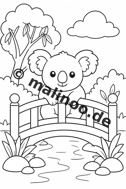 Koala's Malbuch 20 Ausmalbilder gedruckt, ungebunden – Vorschaubild 8
