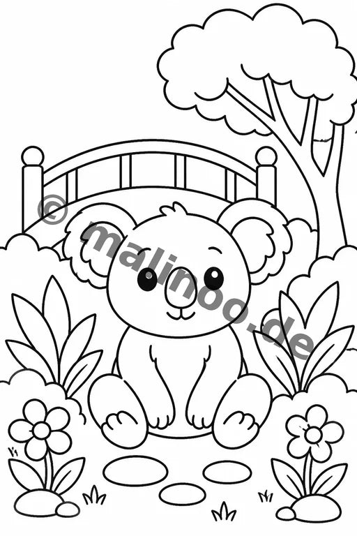 Koala's Malbuch 20 Ausmalbilder gedruckt+lose – Vorschaubild 9