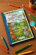 Koala's Malbuch 50 Ausmalbilder PDF Download – Mockup-Ansicht