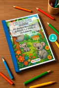 Koala's Malbuch 50 Ausmalbilder PDF Download – Mockup-Ansicht