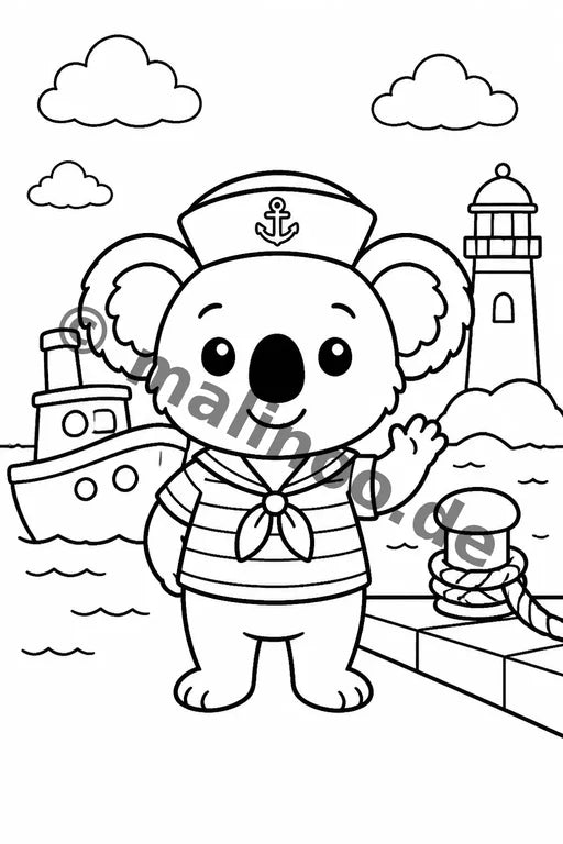 Koala's Malbuch 50 Ausmalbilder gedruckt+gebunden – Vorschaubild 10