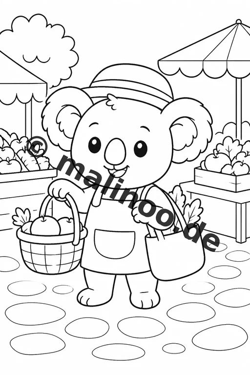 Koala's Malbuch 50 Ausmalbilder gedruckt, ungebunden – Vorschaubild 10