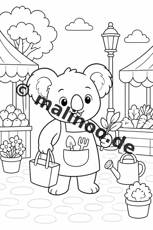 Koala's Malbuch 50 Ausmalbilder gedruckt, ungebunden – Vorschaubild 10