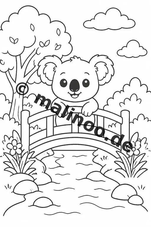 Koala's Malbuch 50 Ausmalbilder gedruckt, ungebunden – Vorschaubild 8
