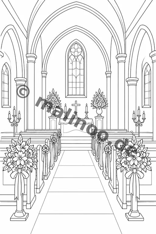 Konfirmation Malbuch 50 Ausmalbilder gedruckt+lose – Vorschaubild 6