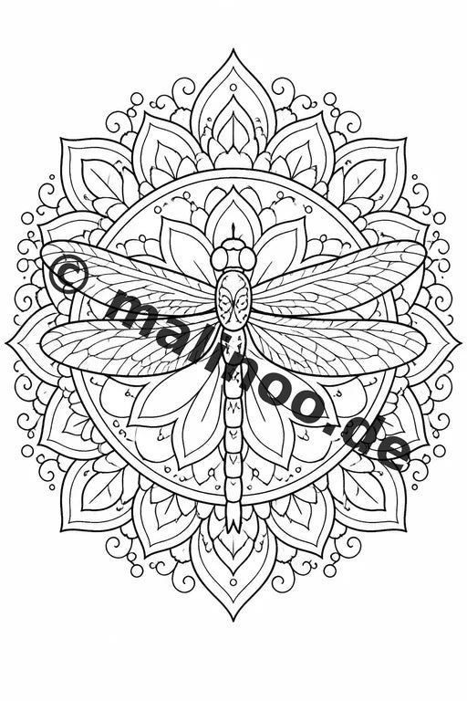Mandala Malbuch 100 Ausmalbilder gedruckt und gebunden – Vorschaubild 3