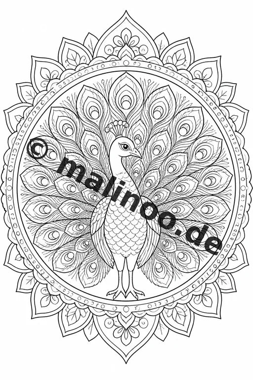 Mandala Malbuch 20 Ausmalbilder PDF Download digital – Vorschaubild 4