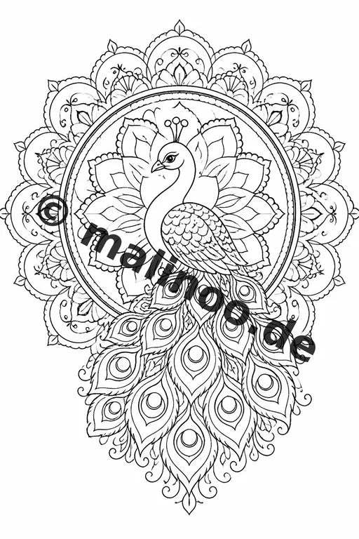 Mandala Malbuch 20 Ausmalbilder gedruckt, ungebunden – Vorschaubild 4