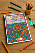Mandala Malbuch 50 Ausmalbilder PDF Download digital – Mockup-Ansicht