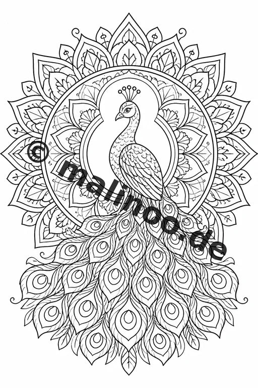 Mandala Malbuch 50 Ausmalbilder gedruckt, ungebunden – Vorschaubild 4