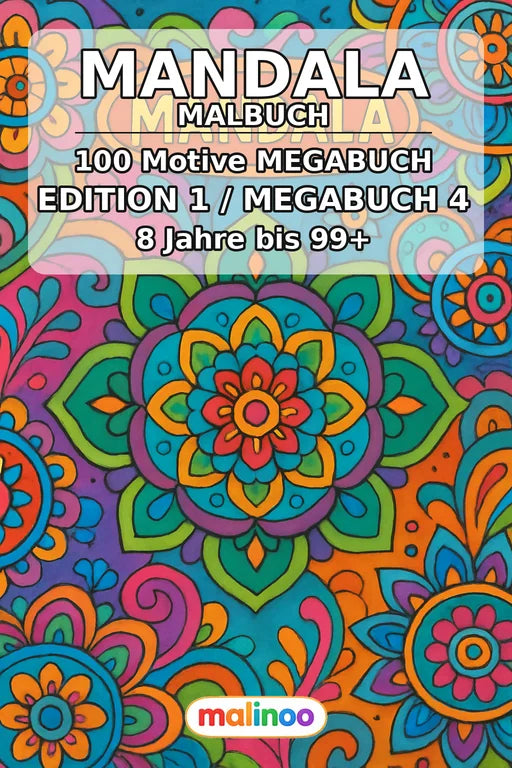 Mandalas Malbuch 100 Ausmalbilder PDF Download – Cover