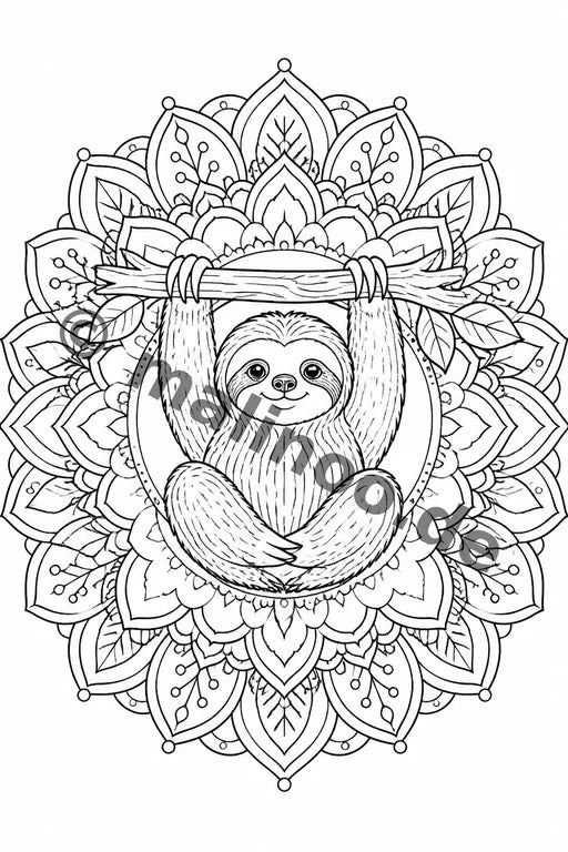 Mandalas Malbuch 100 Ausmalbilder gedruckt+lose – Vorschaubild 8