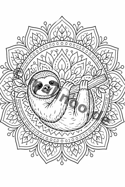 Mandalas Malbuch 20 Ausmalbilder gedruckt+gebunden – Vorschaubild 8