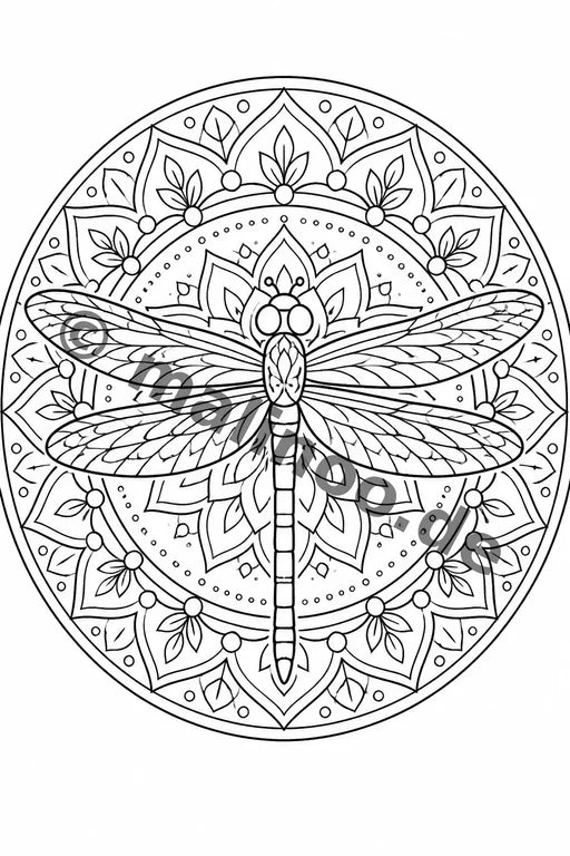 Mandalas Malbuch 20 Ausmalbilder gedruckt+lose – Vorschaubild 3