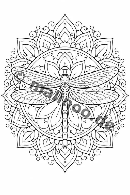 Mandalas Malbuch 20 Ausmalbilder gedruckt+lose – Vorschaubild 3