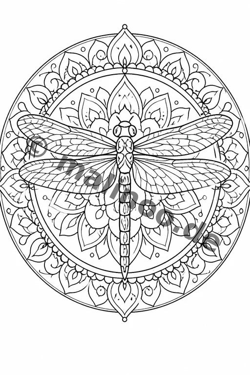 Mandalas Malbuch 20 Ausmalbilder gedruckt+lose – Vorschaubild 3