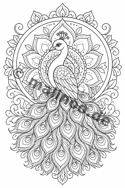 Mandalas Malbuch 20 Ausmalbilder gedruckt+lose – Vorschaubild 4