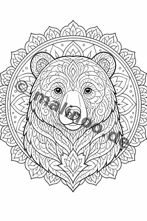 Mandalas Malbuch 20 Ausmalbilder gedruckt+lose – Vorschaubild 5