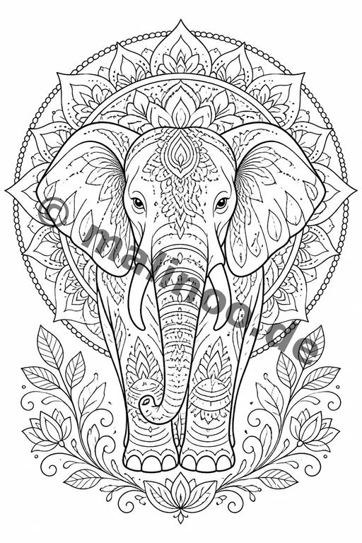 Mandalas Malbuch 20 Ausmalbilder gedruckt+lose – Vorschaubild 7