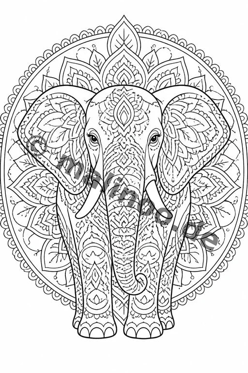Mandalas Malbuch 20 Ausmalbilder gedruckt+lose – Vorschaubild 7