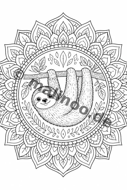 Mandalas Malbuch 20 Ausmalbilder gedruckt+lose – Vorschaubild 8