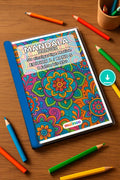 Mandalas Malbuch 50 Ausmalbilder PDF Download – Mockup-Ansicht